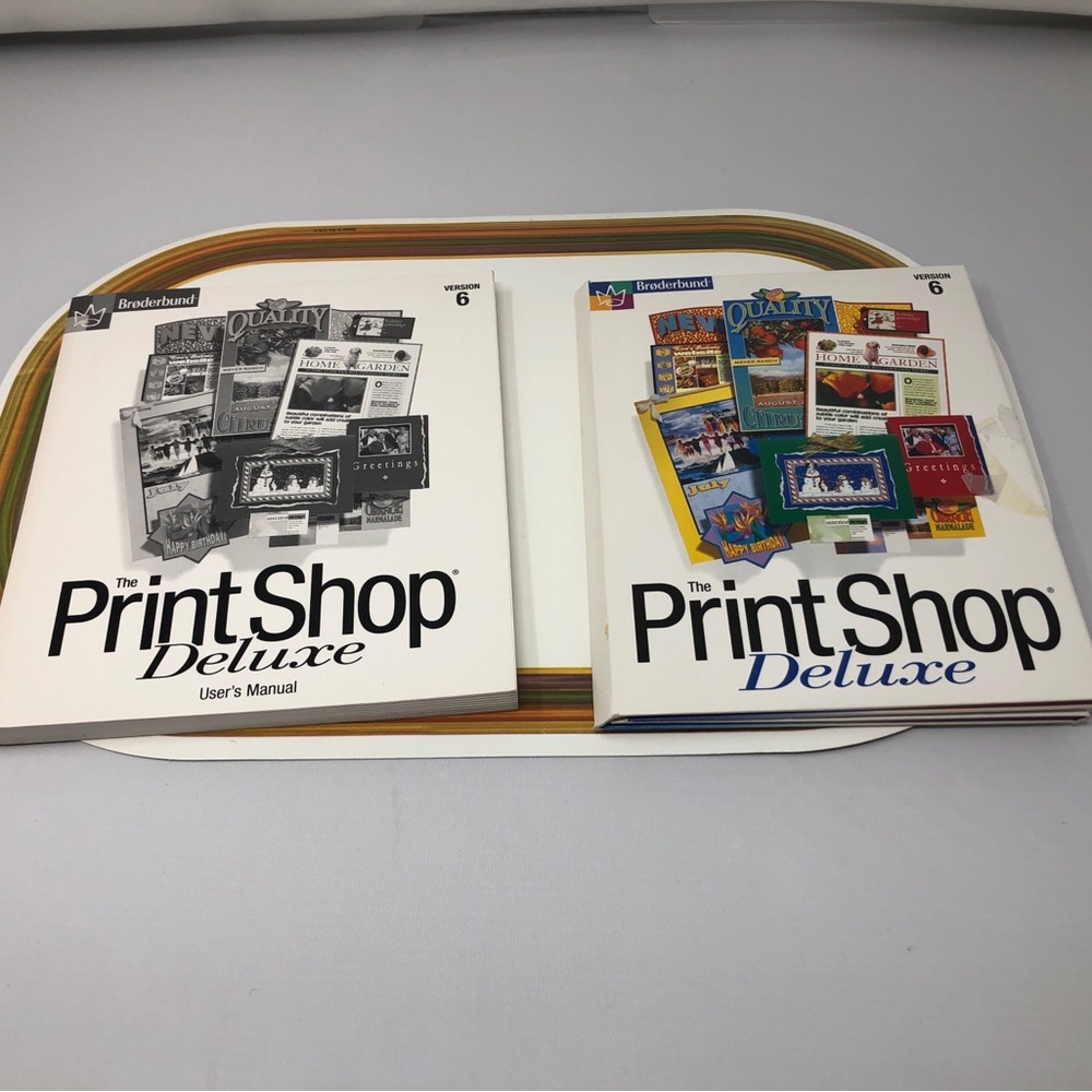 Vintage The Print Shop Deluxe Version 6 - Complete Box Set